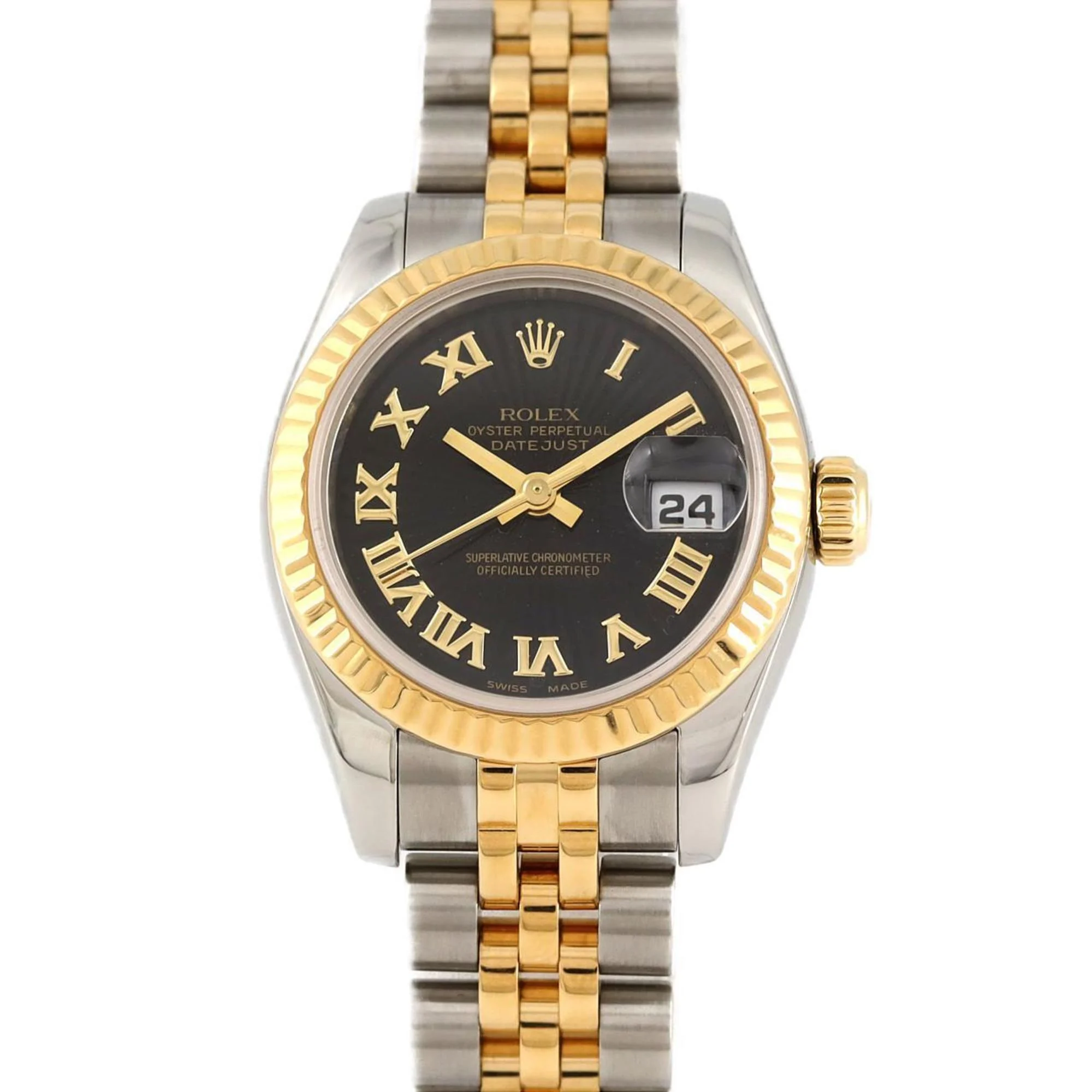 Rolex Lady-Datejust 179173 in two-tone steel and yellow gold with jubilee bracelet