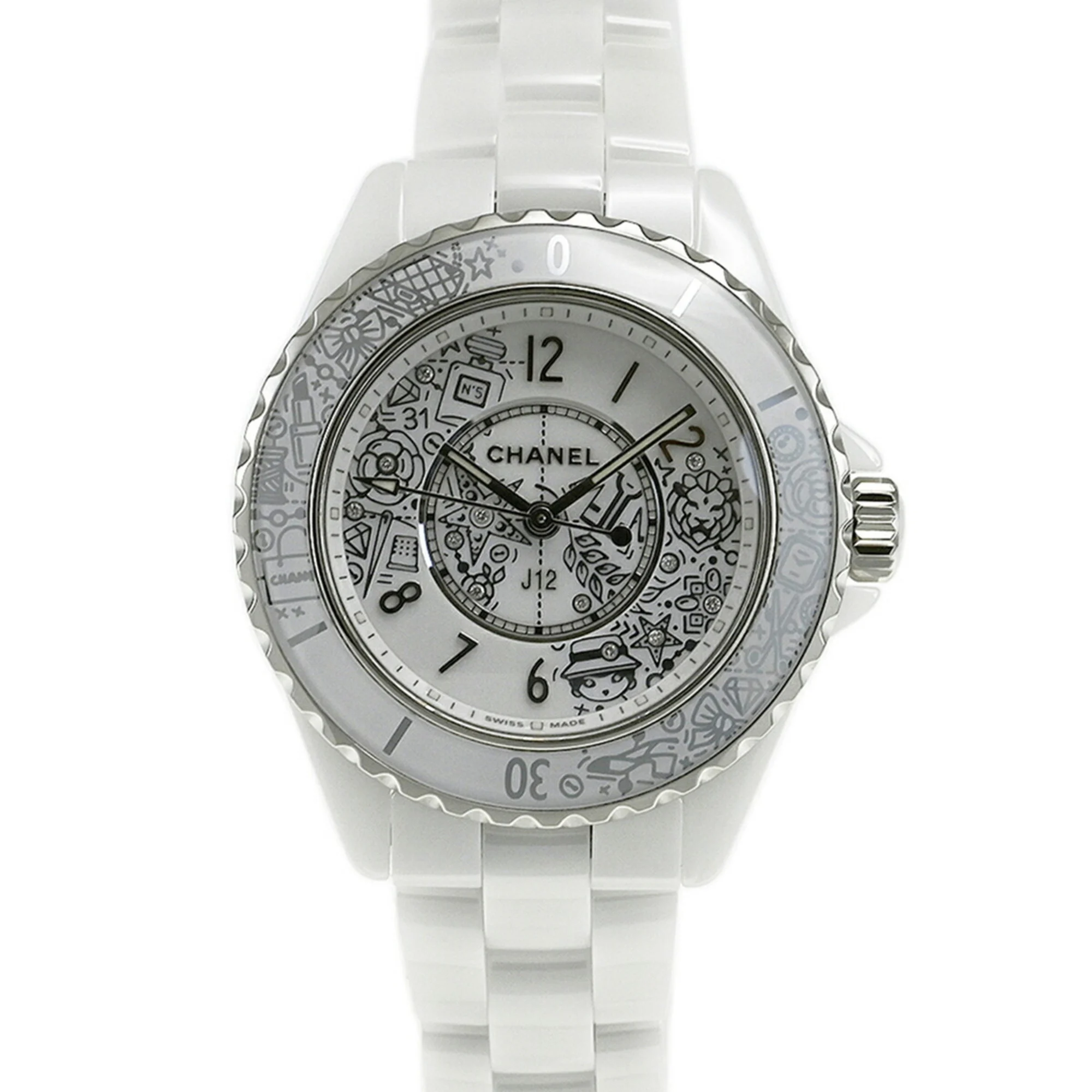 Chanel J12 33mm 20th Anniversary Limited Edition watch H6477