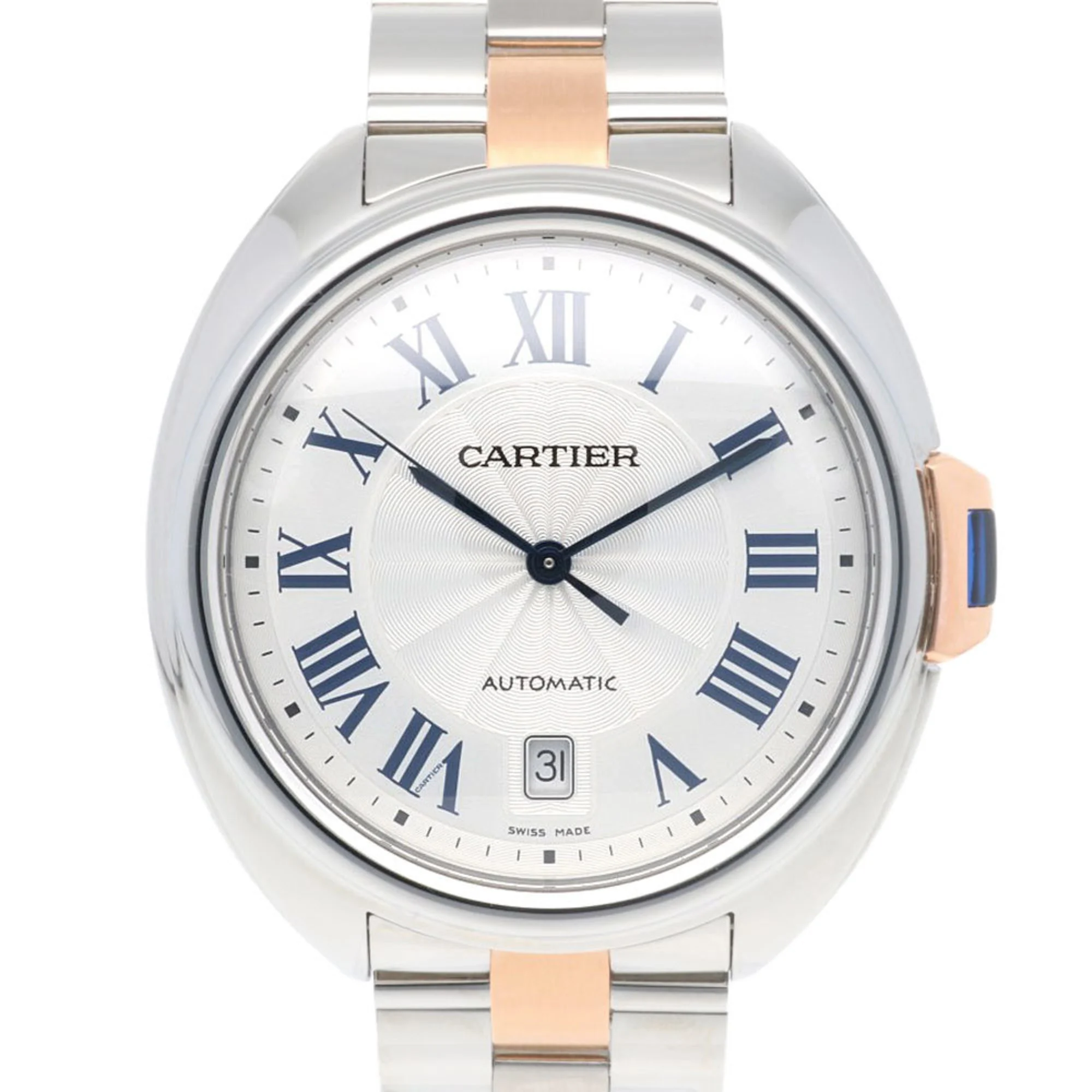Cartier Clé de Cartier stainless steel automatic watch, reference 3850