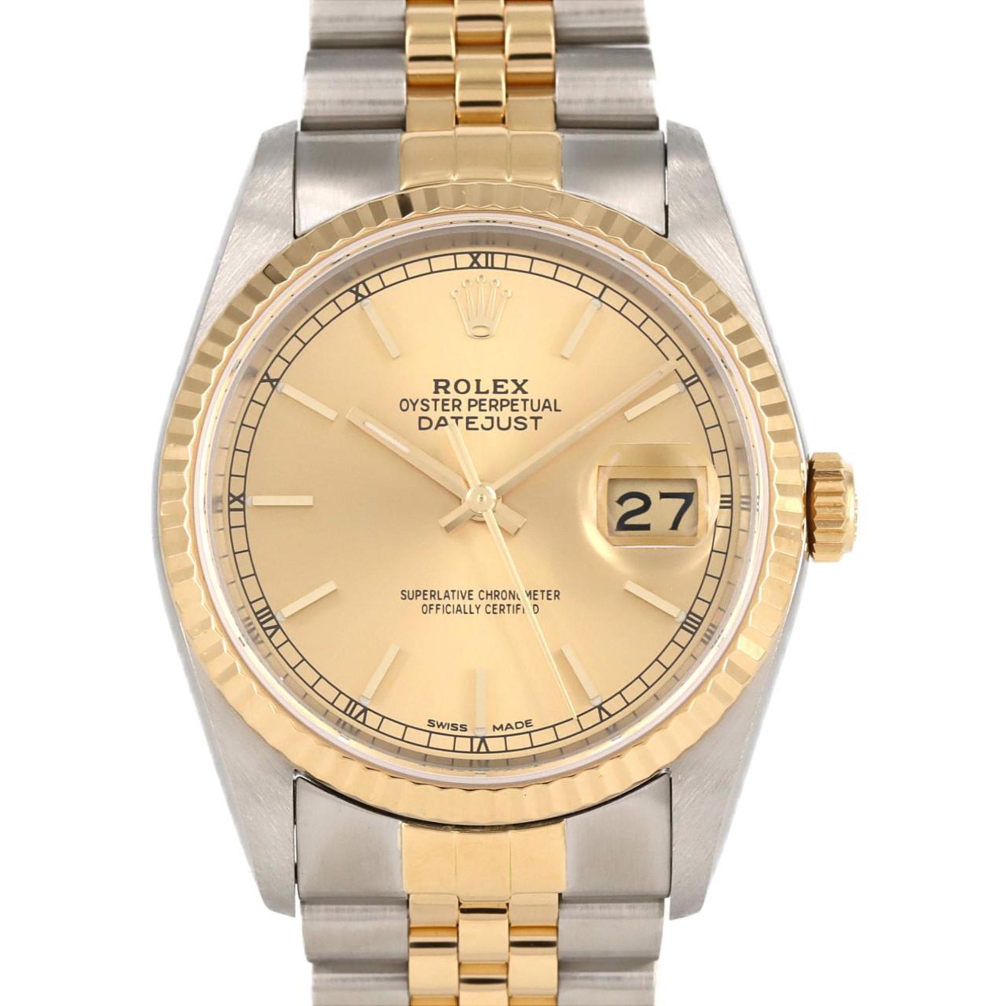 Rolex Datejust 16233 steel and yellow gold automatic, L series