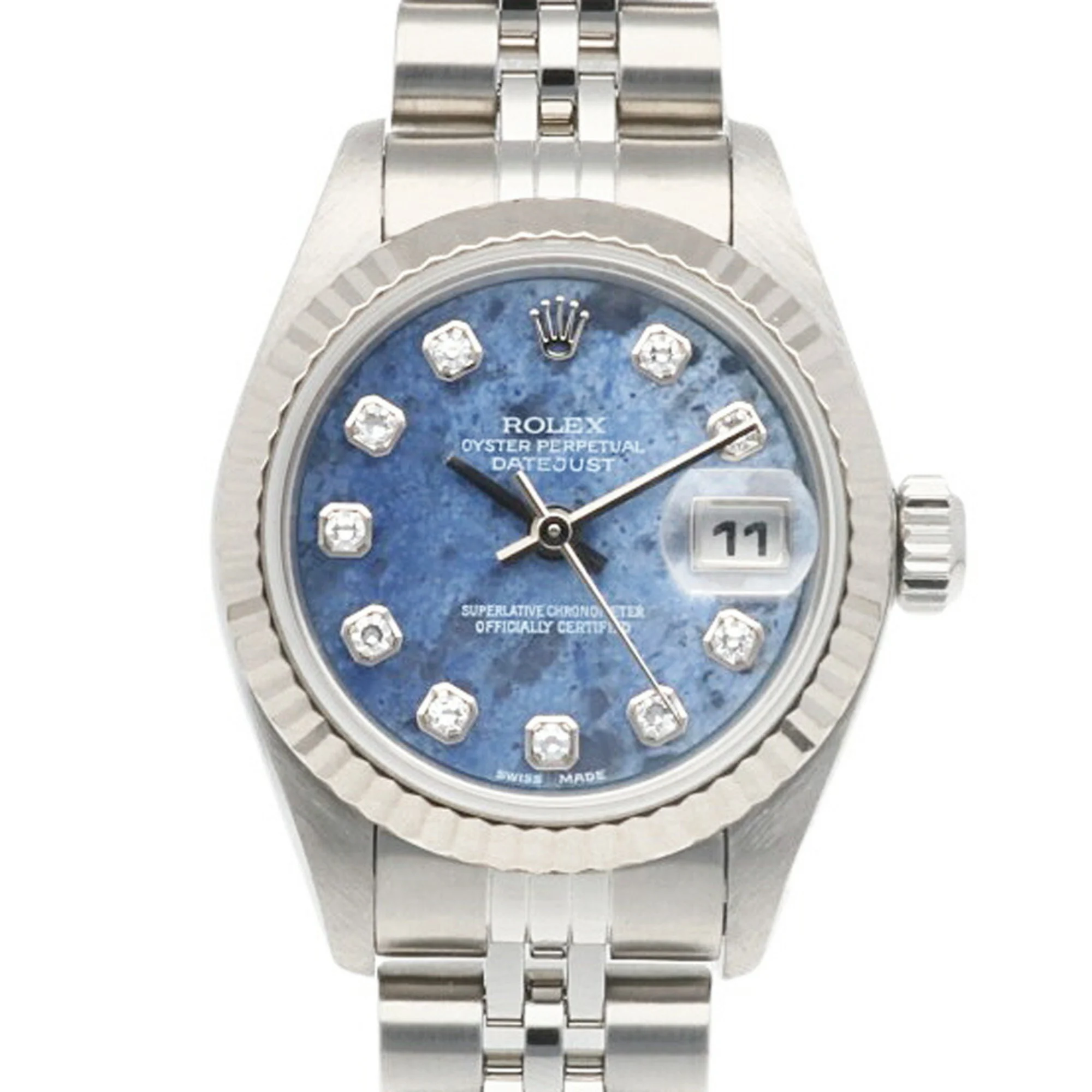 A Rolex Oyster Perpetual with a colourful dial