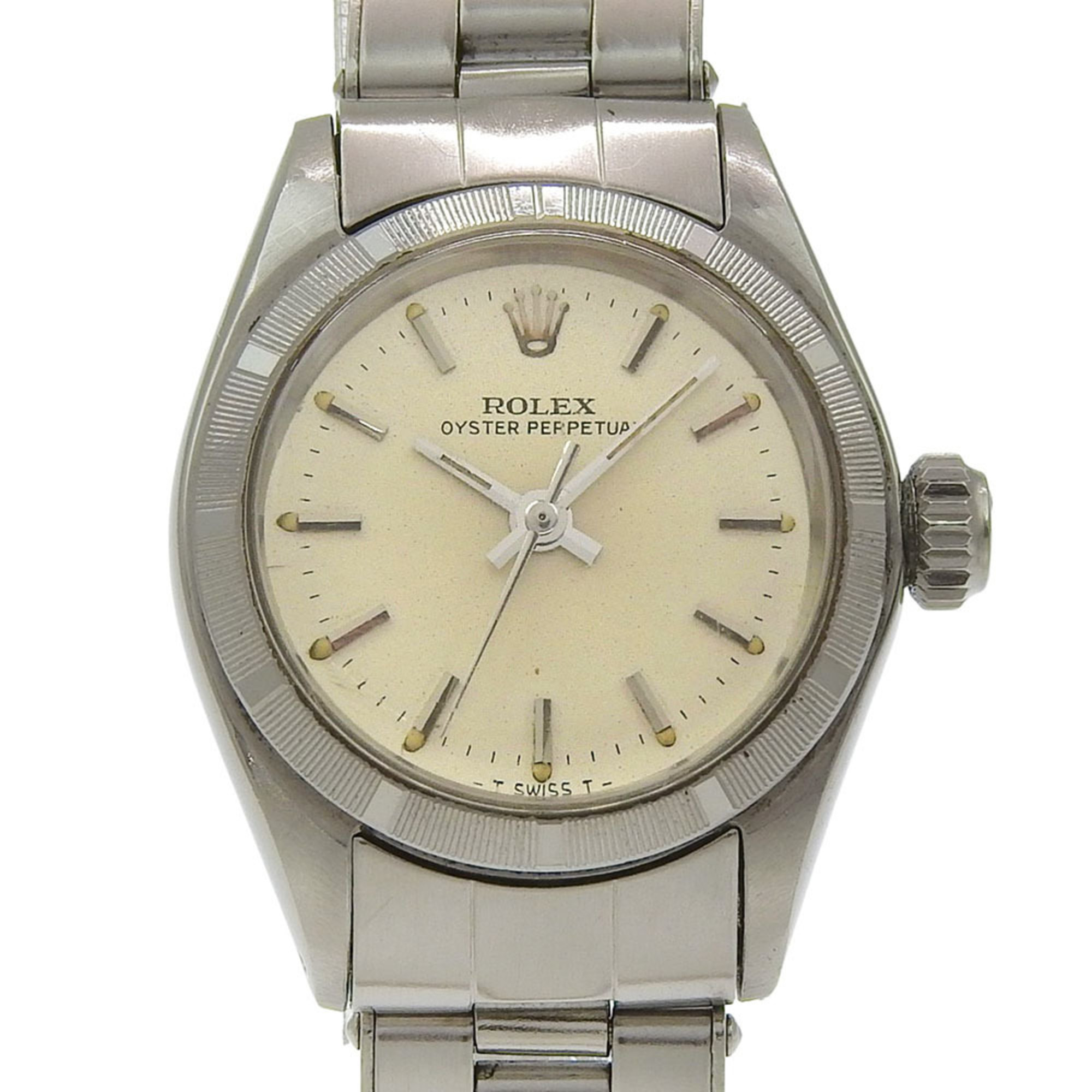 Rolex Oyster Perpetual 6618 calibre 1161 stainless steel 1965 with silver dial