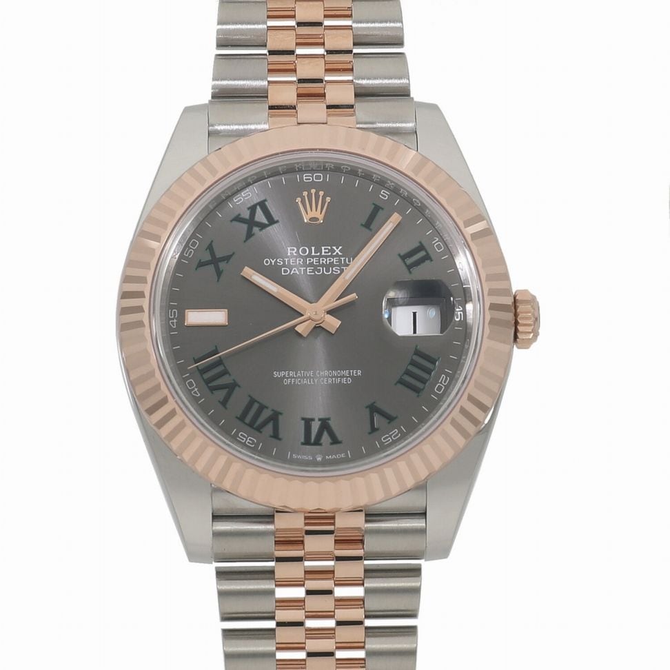 [NEW] ROLEX DATEJUST 41 126331 SLATE ROMAN MEN'S Watch