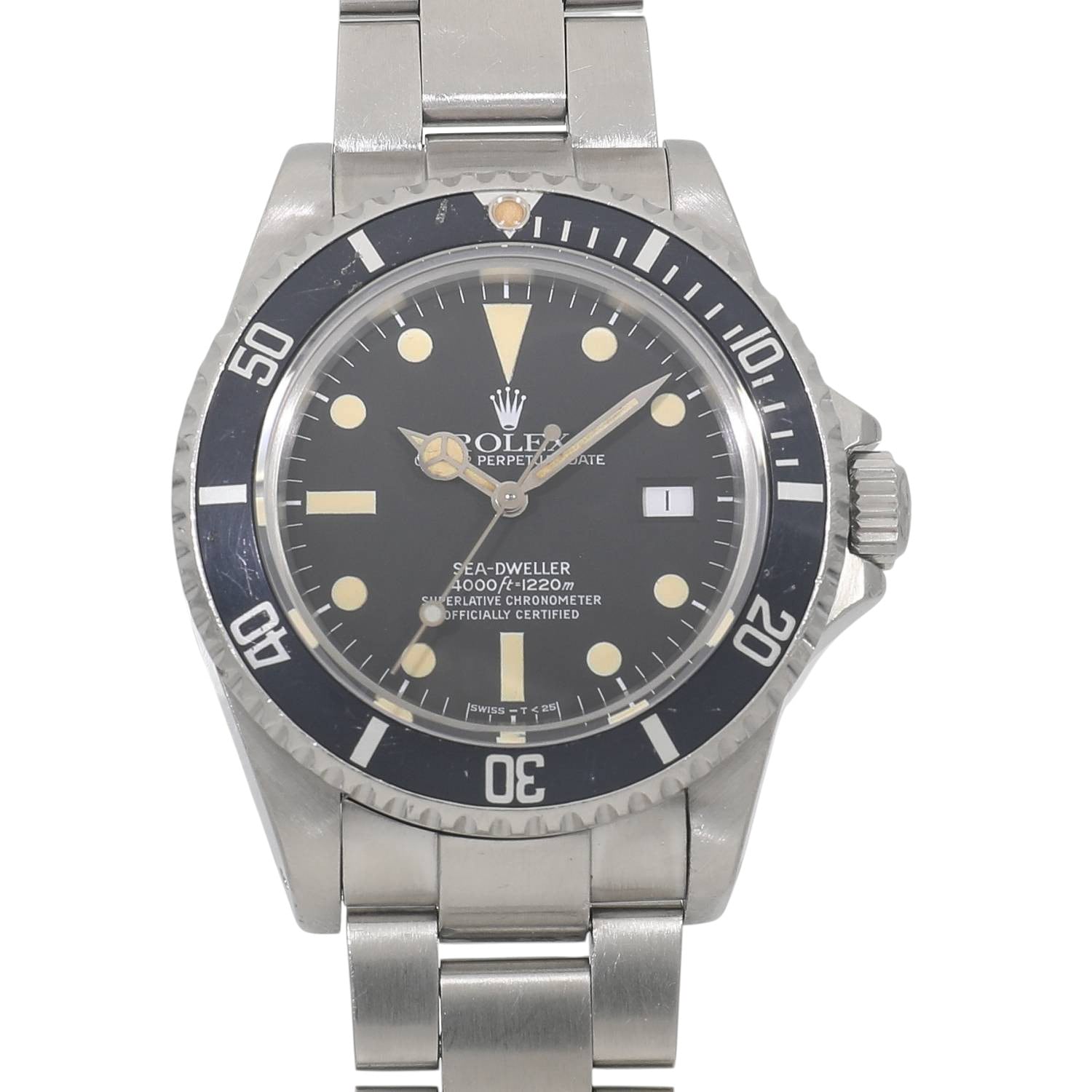 Rolex Sea-Dweller 16660 with black dial and steel bracelet