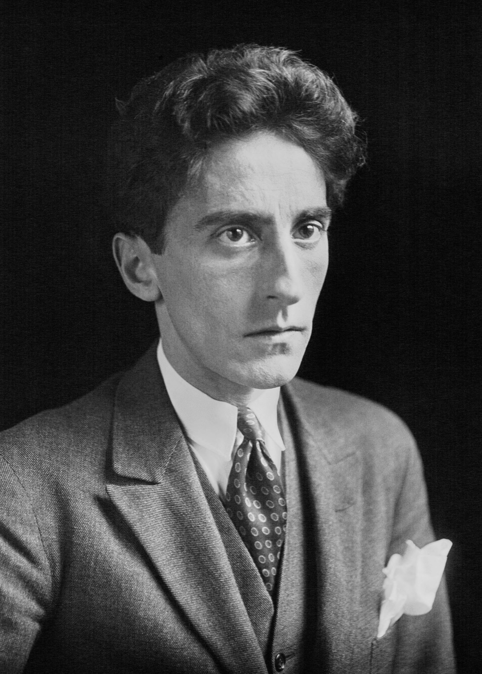 Jean Cocteau, who wore two Cartier Trinity rings on his little finger