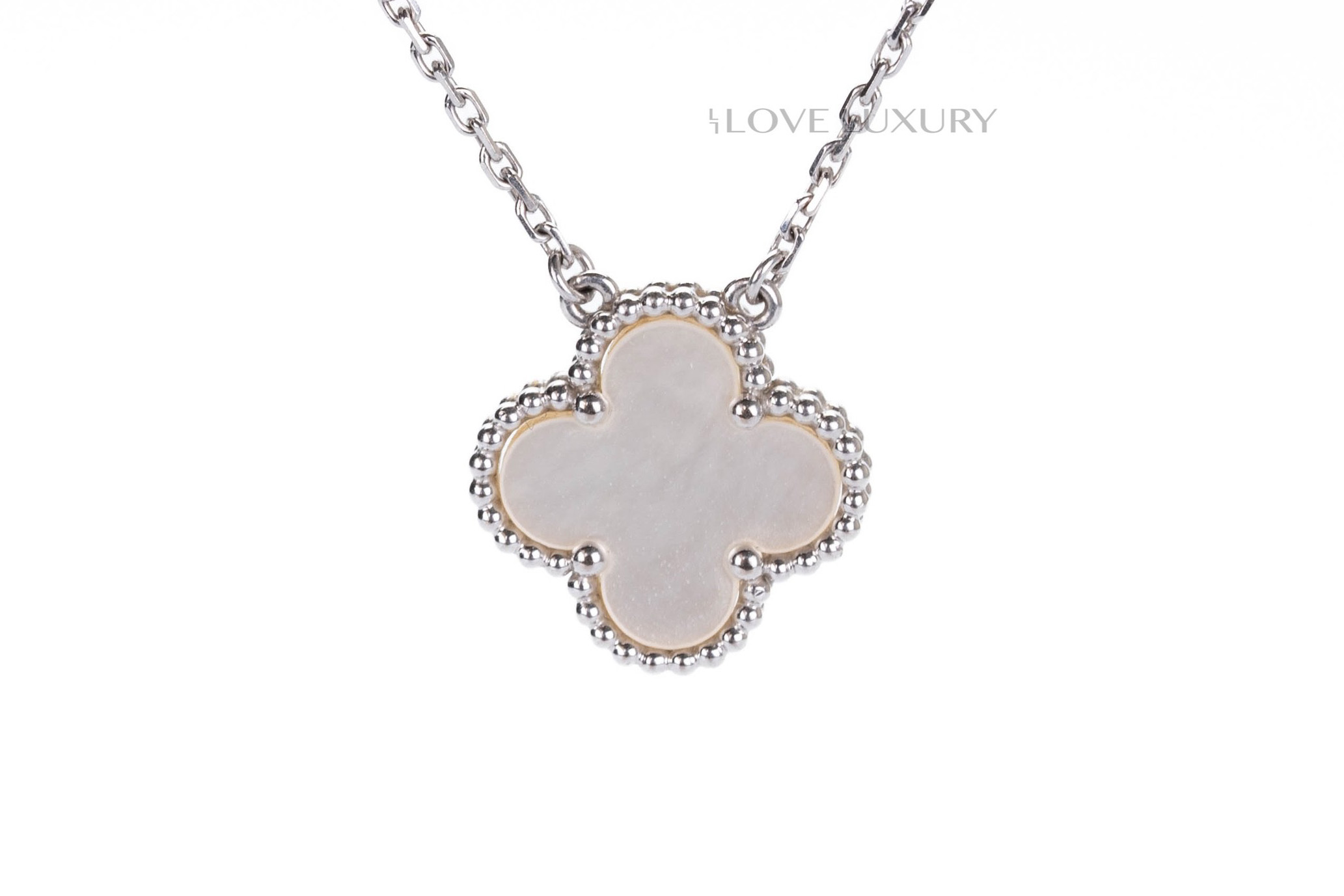 Van Cleef & Arpels Vintage Alhambra mother-of-pearl pendant