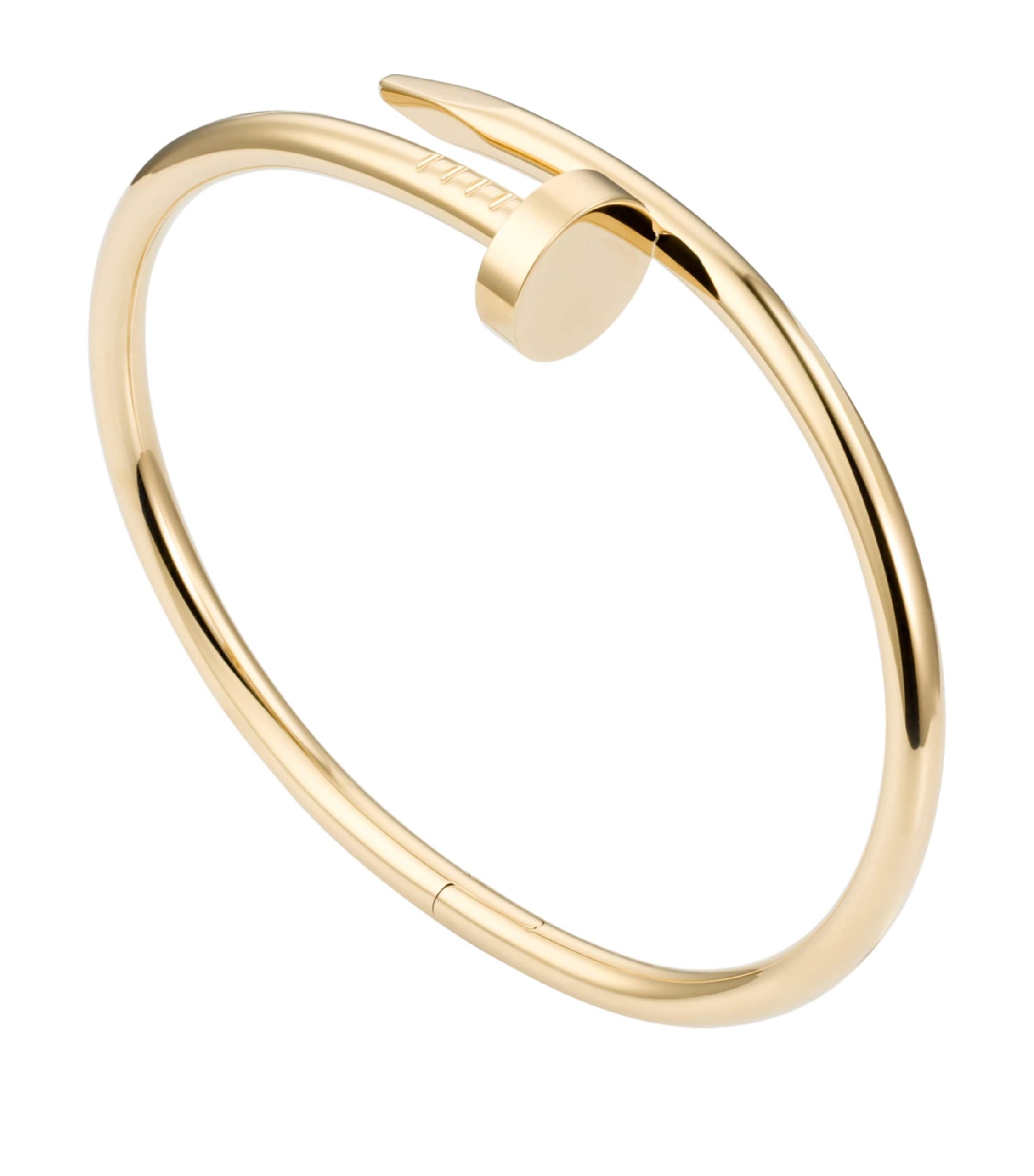 Cartier Juste un Clou classic bracelet in yellow gold, a nail bent into a bracelet