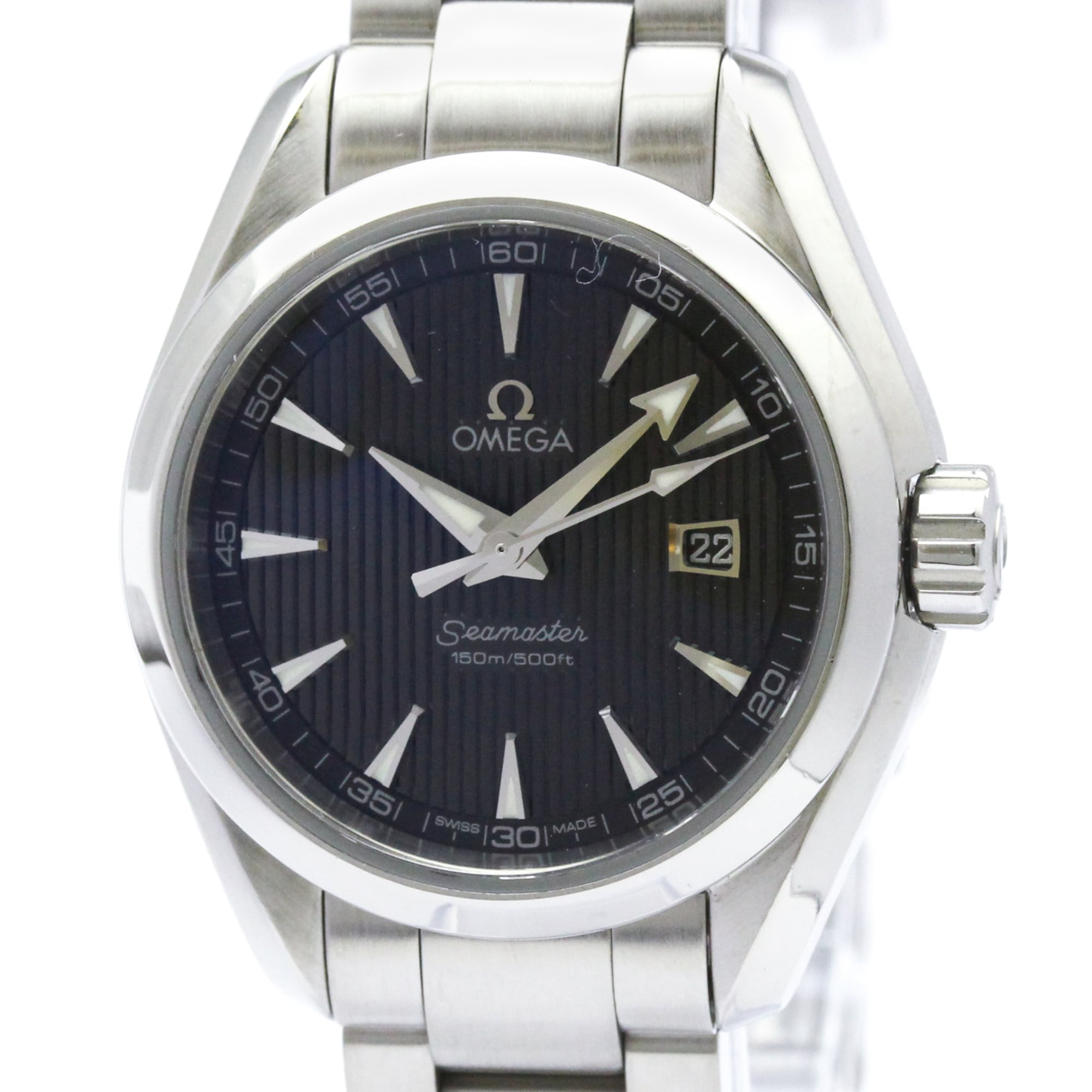 Pre-owned Omega Seamaster Aqua Terra ladies' automatic steel watch, reference 231.10.30