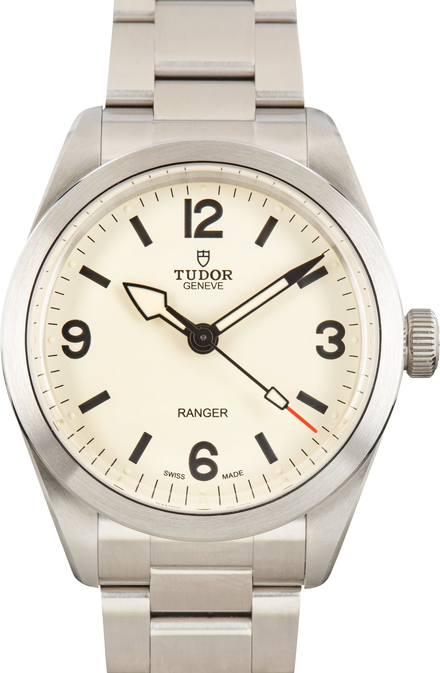 Tudor Ranger 79950 Dune, cream beige dial, 39mm steel field watch
