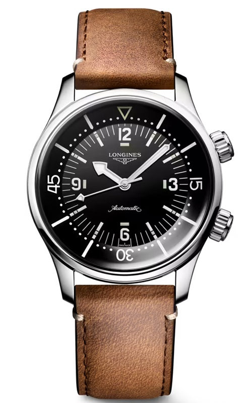 Longines Legend Diver 39mm reissue, black dial