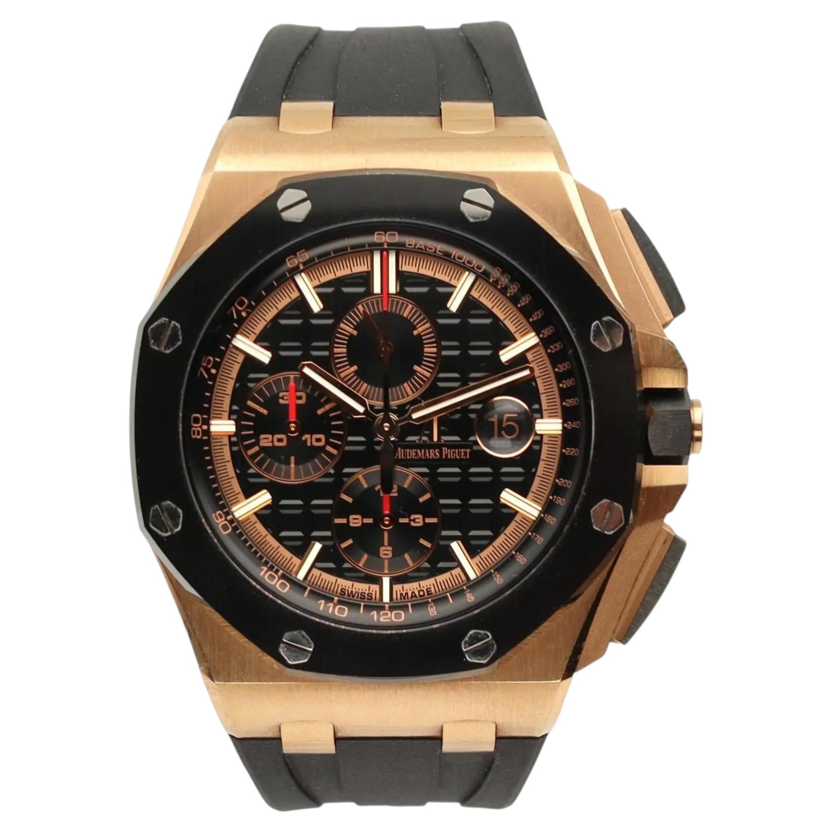 Rose gold and forged carbon Audemars Piguet Royal Oak Offshore Chronograph