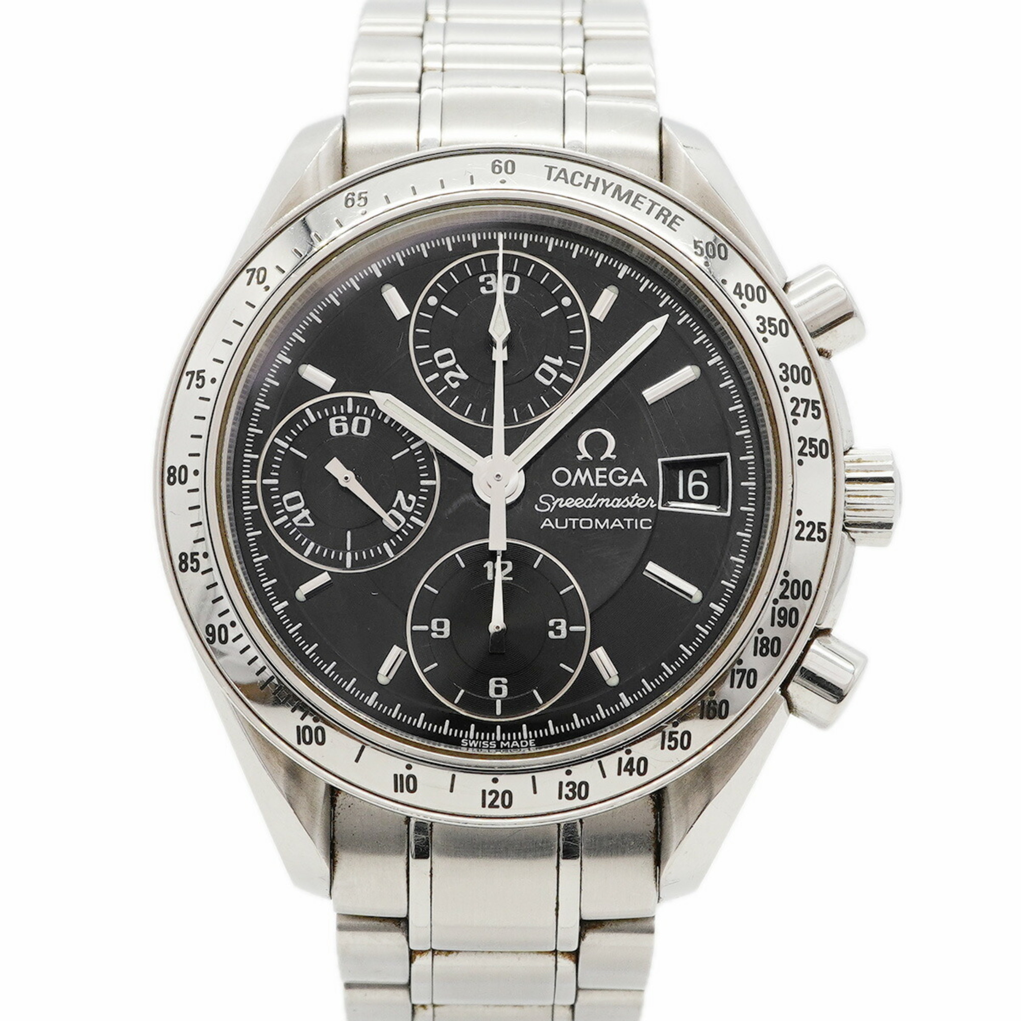 Omega Speedmaster Date 3513.50 with a black dial