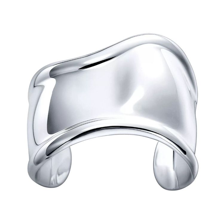 Elsa Peretti Bone Cuff for Tiffany in sterling silver, moulded to the wrist