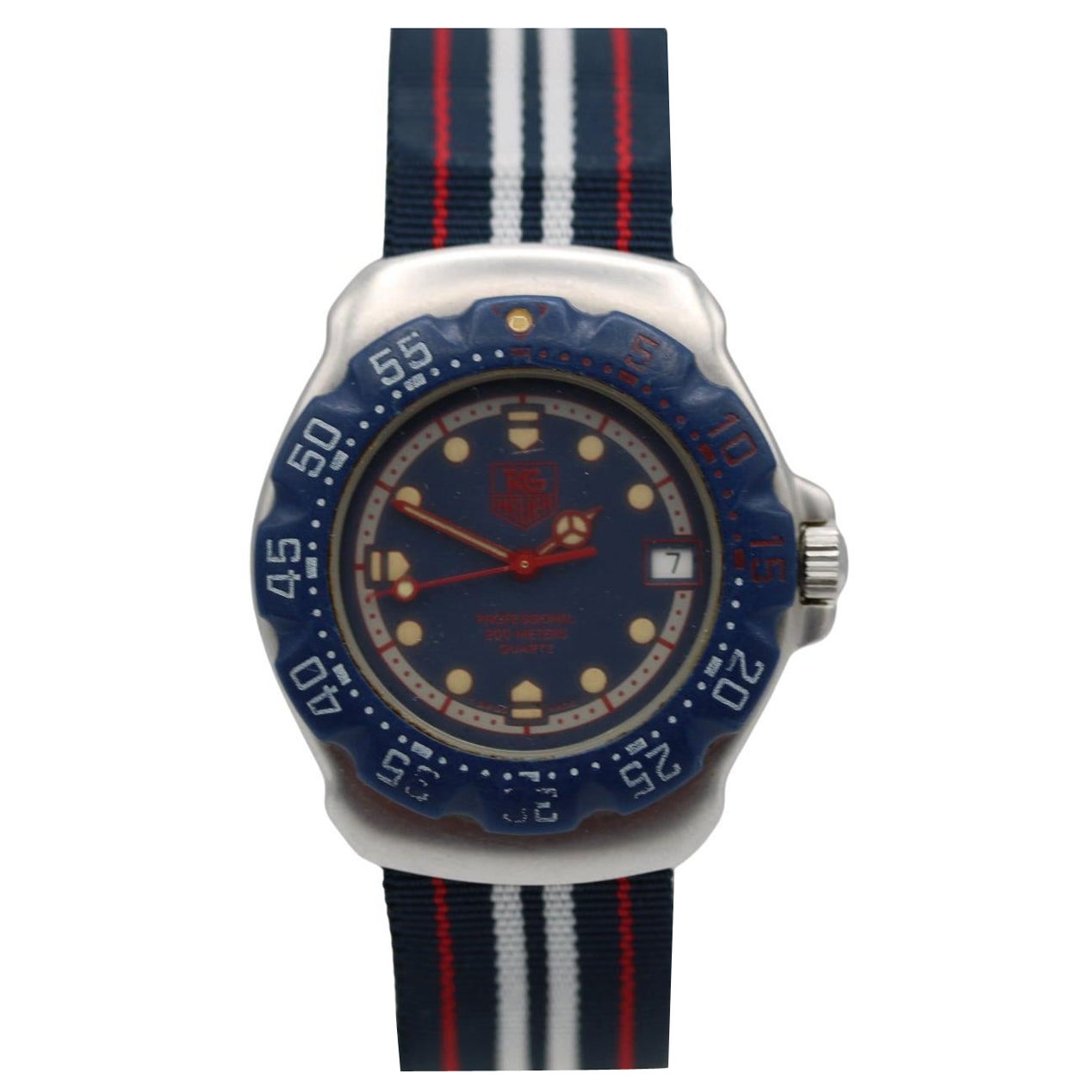 Vintage 1990s TAG Heuer Formula 1 with blue dial