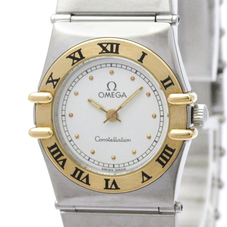 Omega Constellation in gold and steel