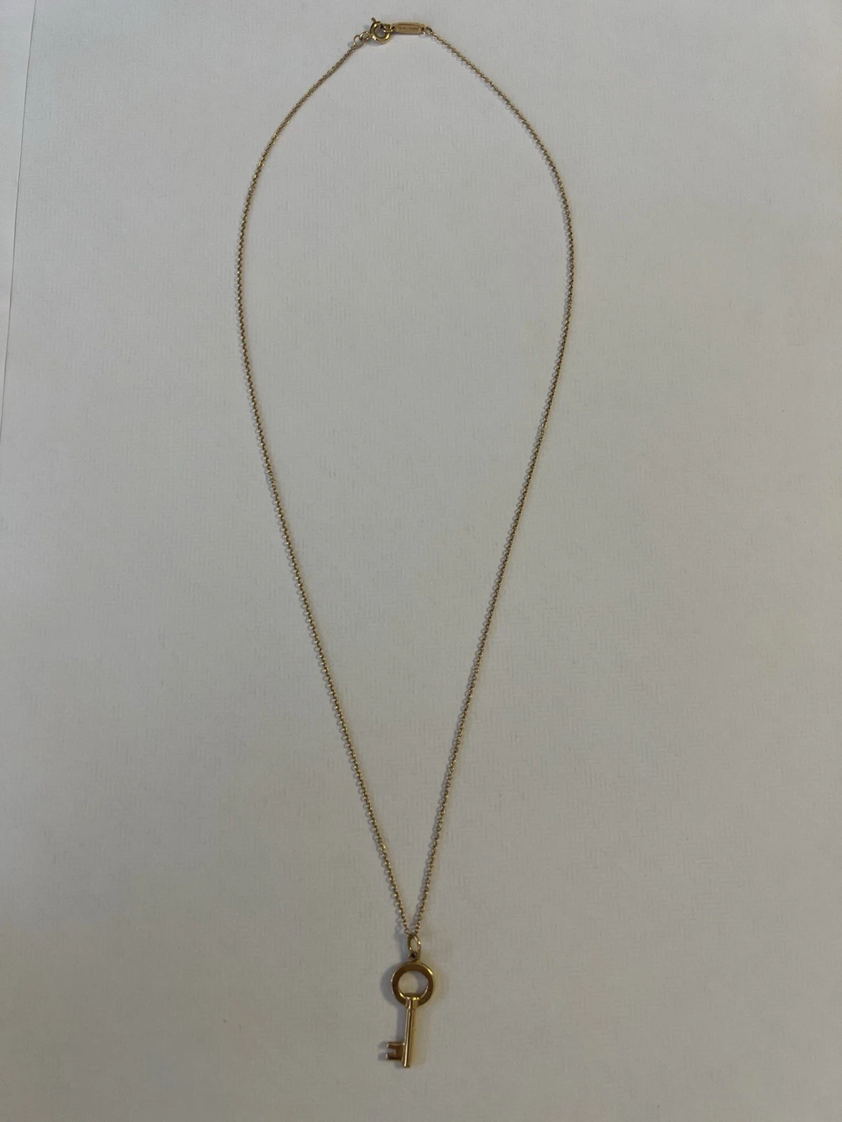 Tiffany key pendant in 18-carat rose gold