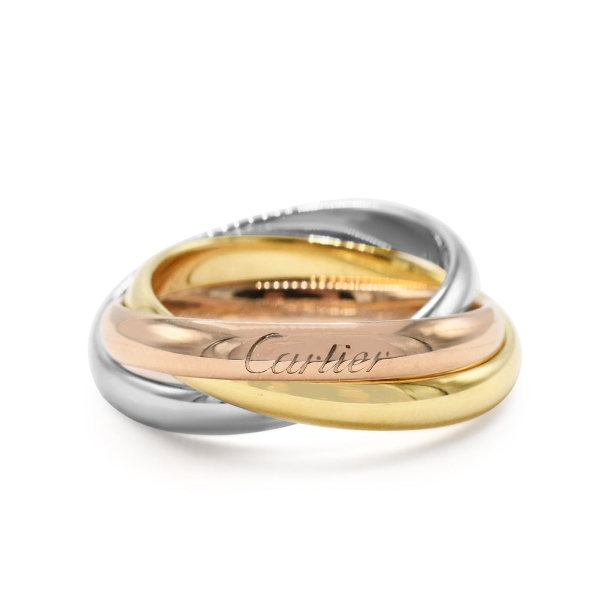A Cartier Trinity ring in three-colour 18ct gold