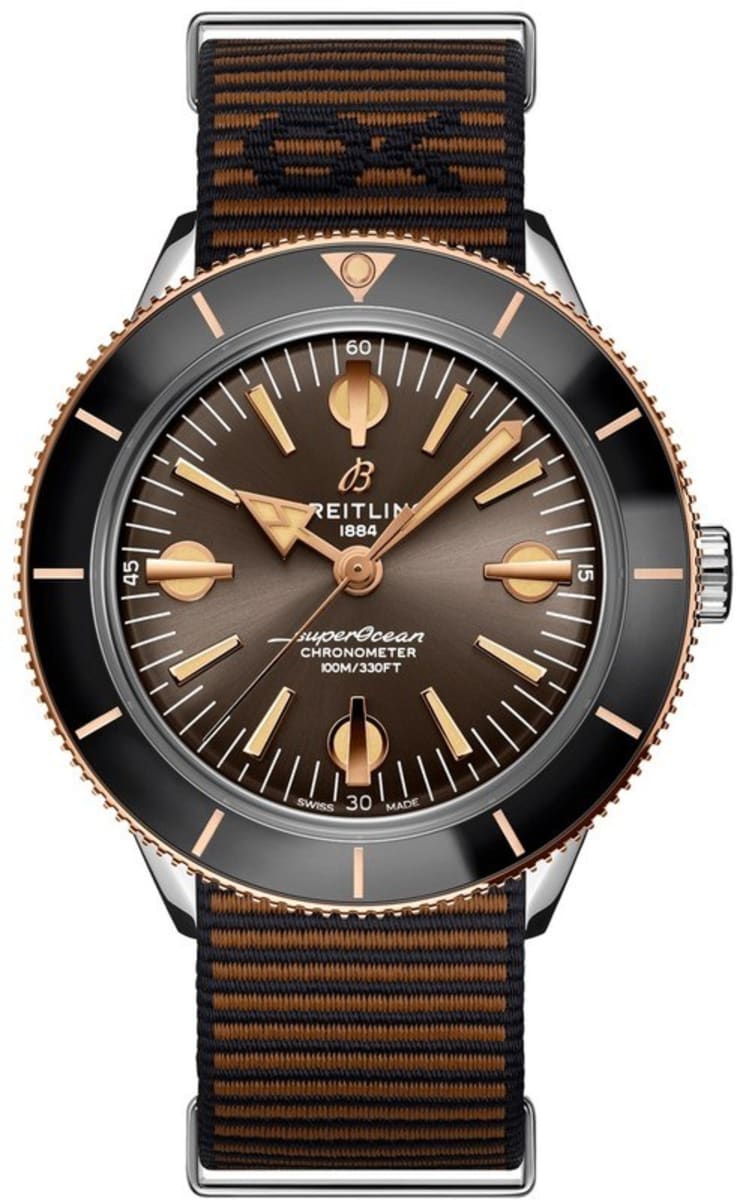 Breitling Superocean Heritage 57 bronze with 18ct red gold bezel