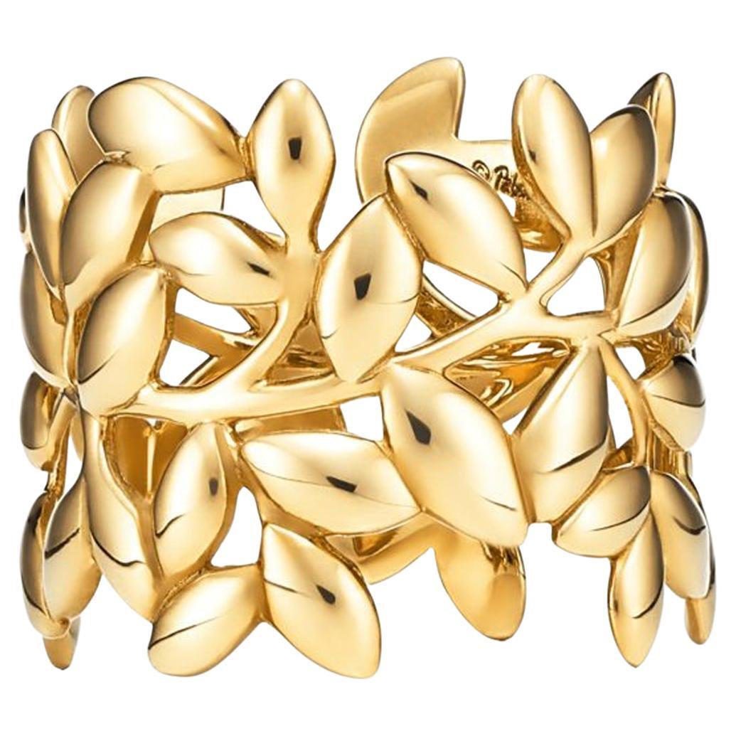 Tiffany Paloma Picasso Olive Leaf design in 18ct yellow gold