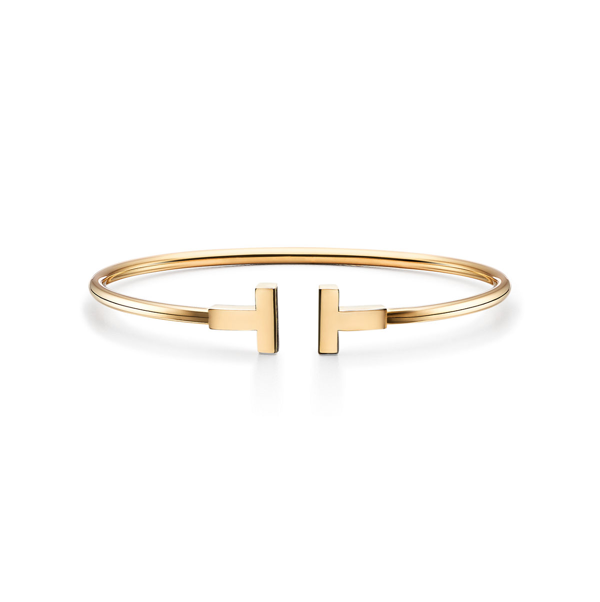 Tiffany T wire bracelet in gold
