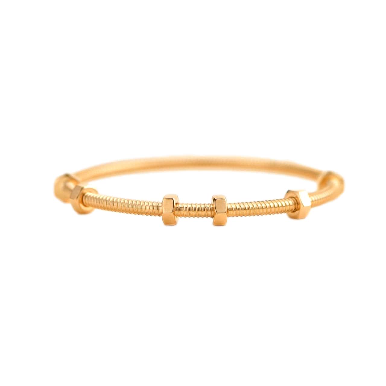Pre-owned rose-gold Écrou de Cartier bangle