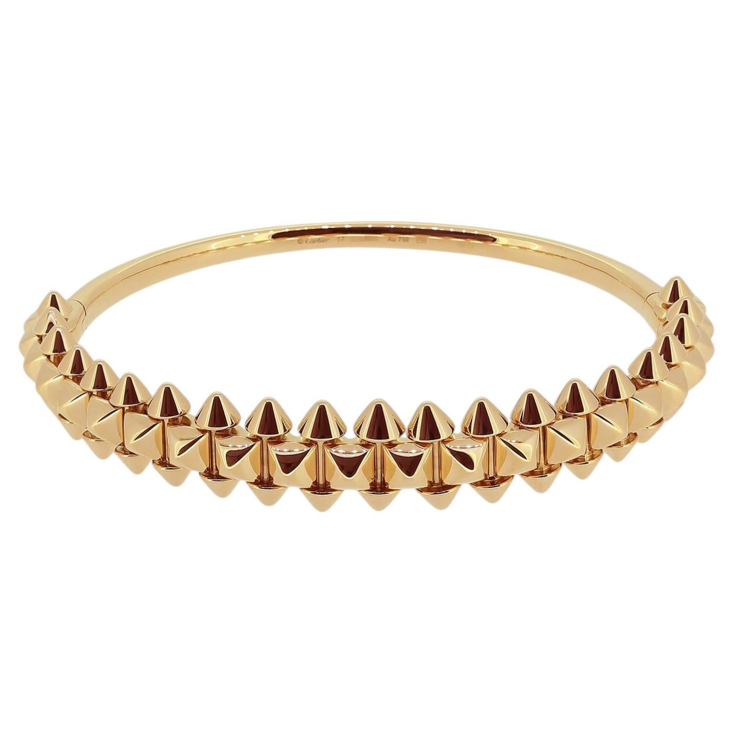 A Clash de Cartier bracelet in gold — the segment with the clearest pre-owned value.