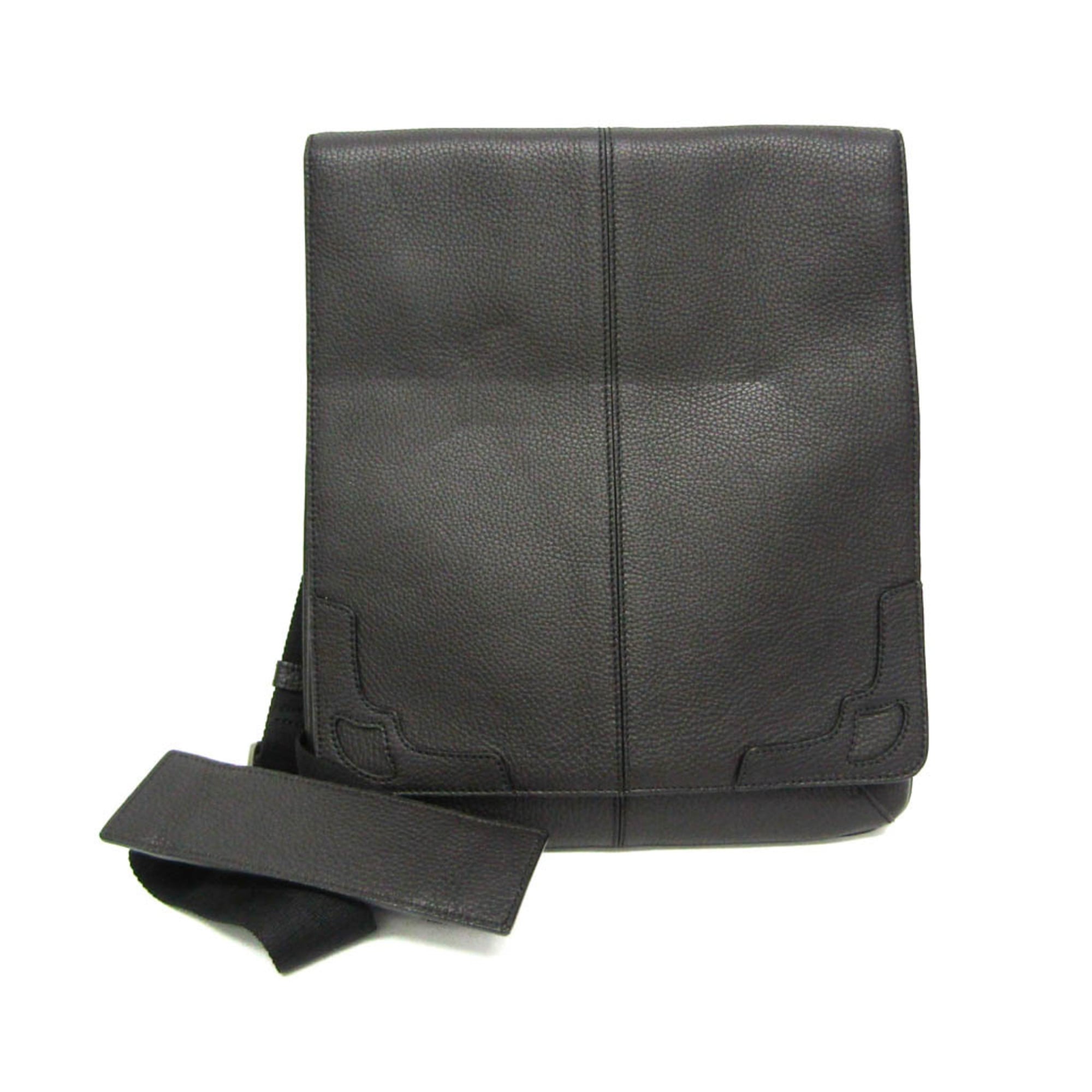 Cartier Ladies,Men Leather Shoulder Bag Black
