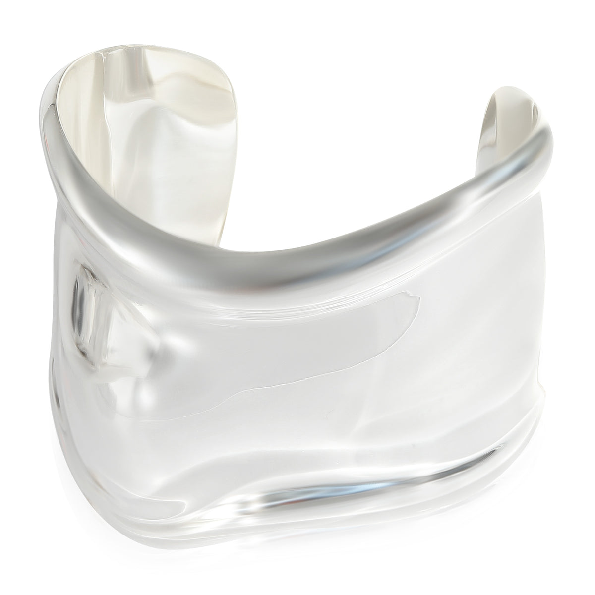 Sterling silver Elsa Peretti Bone Cuff, front view
