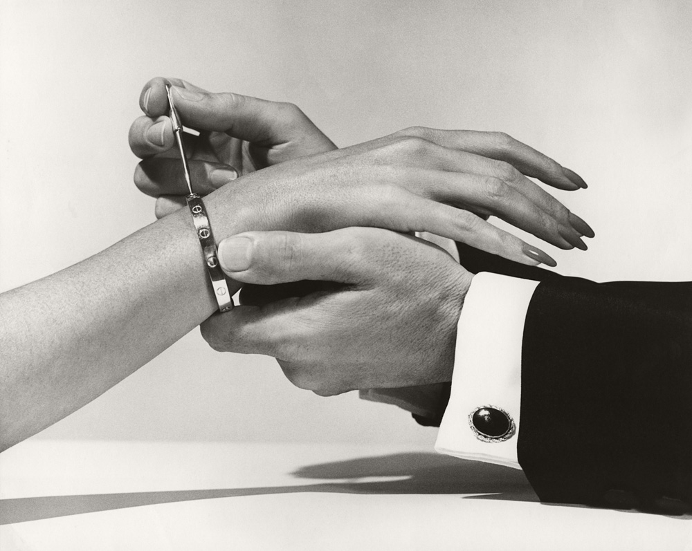 Cartier Love bracelet, the gold locking bangle