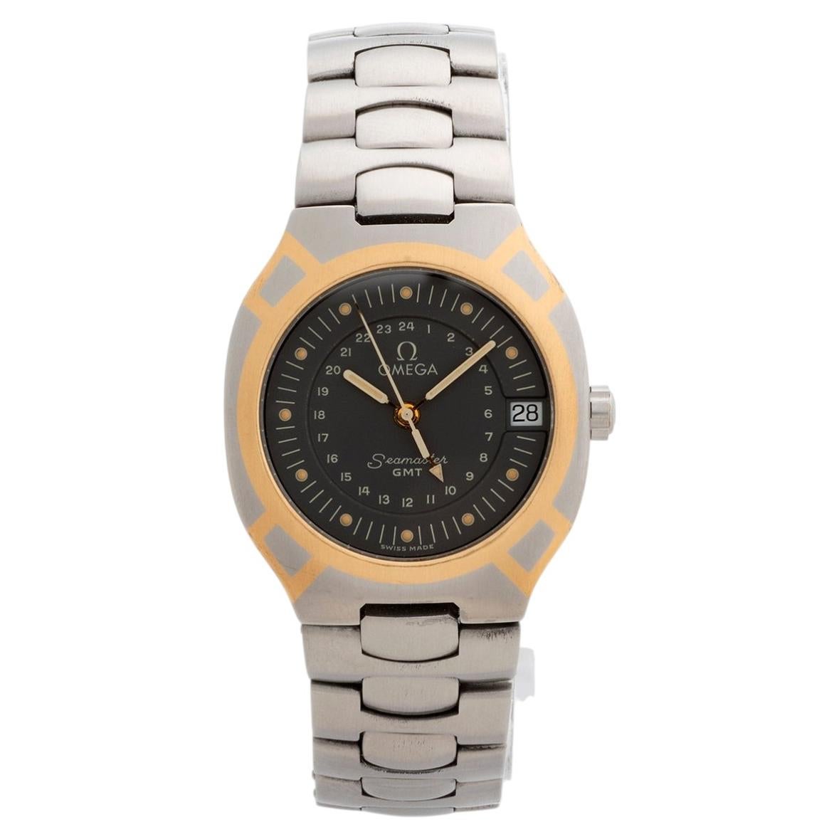 Omega Seamaster Polaris GMT, gold dial