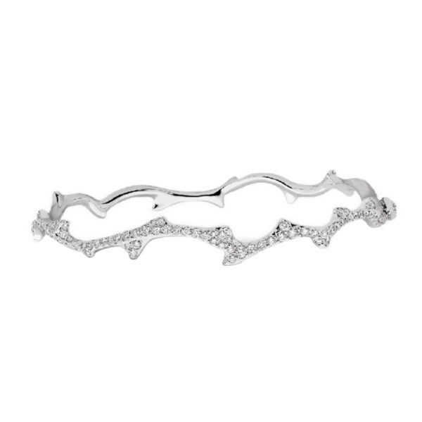 Dior Bois de Rose bracelet in white gold with diamond pavé