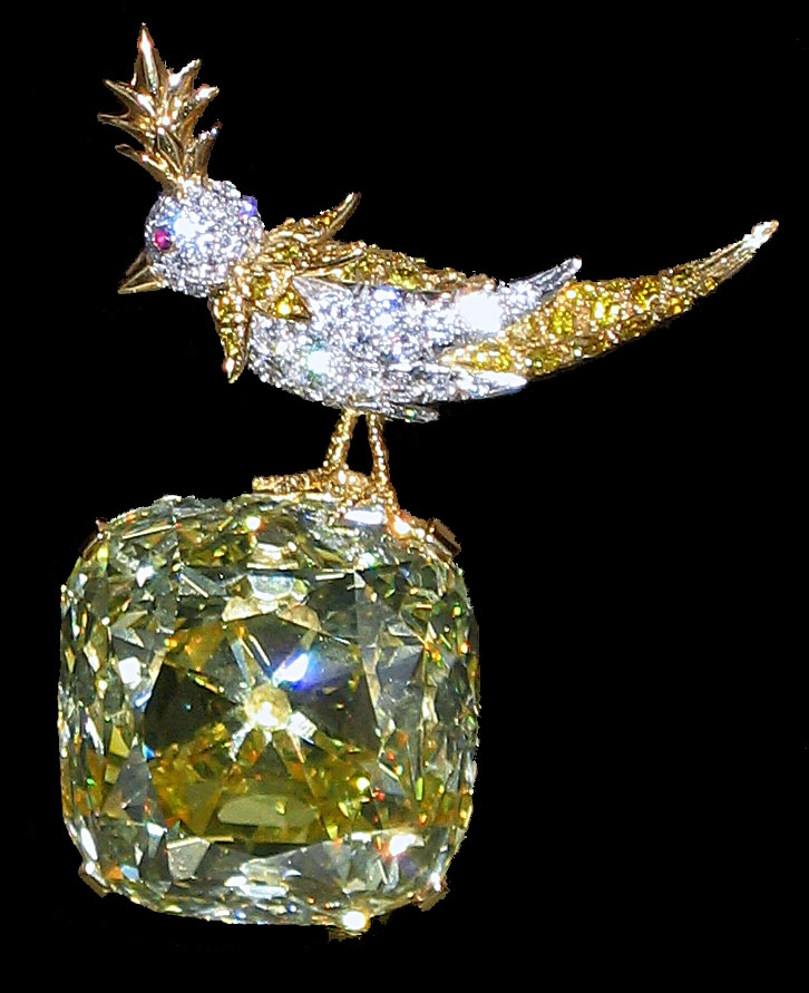 The Tiffany Diamond set as a Bird on a Rock by Jean Schlumberger