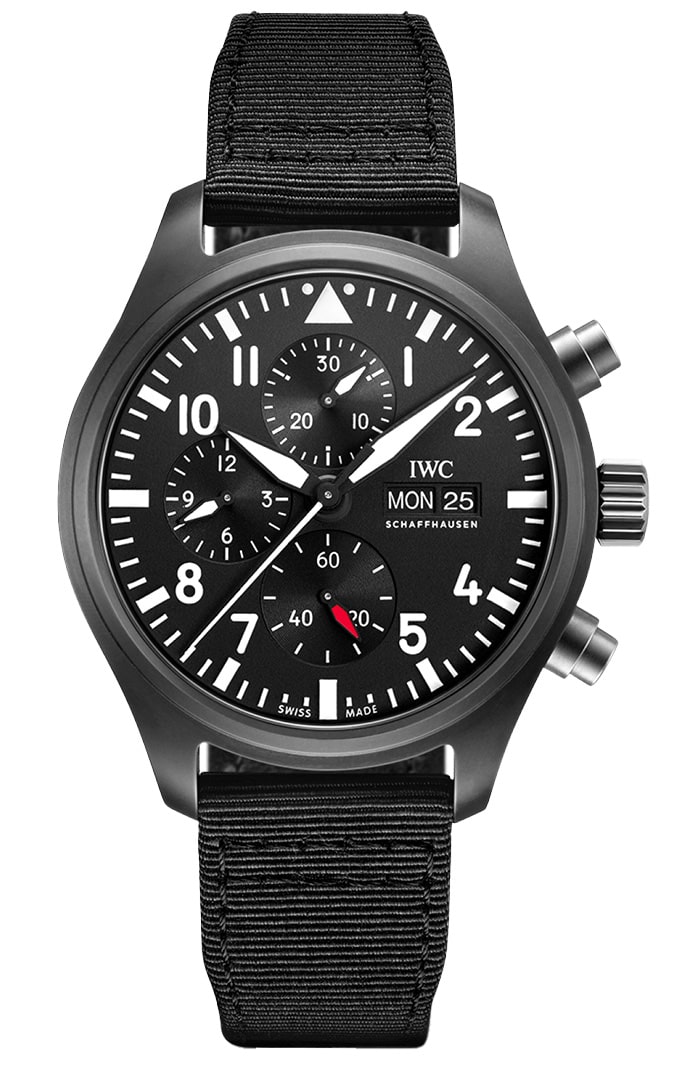 IWC Pilot's Chronograph Top Gun, reference IW389101, black ceramic case