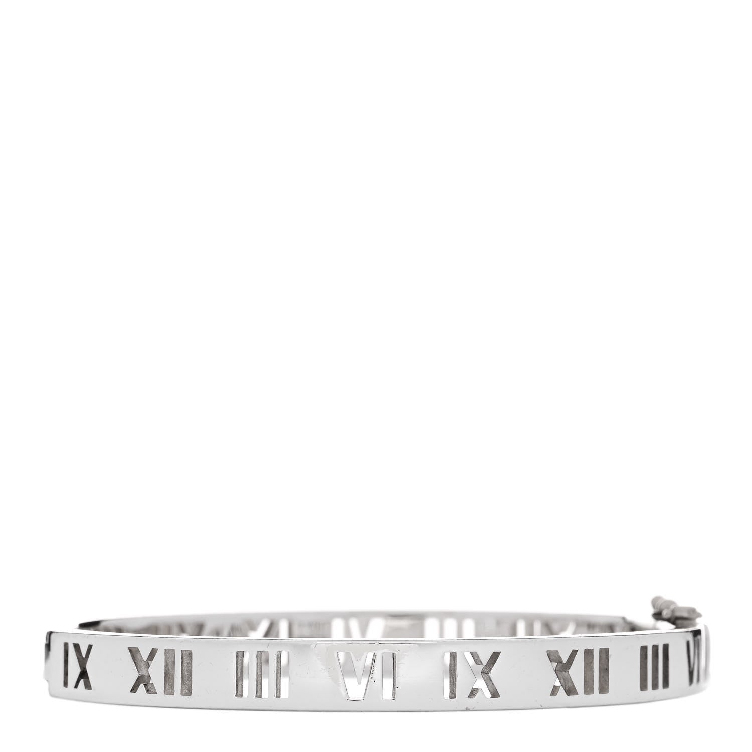 Tiffany Atlas pierced hinged bangle in sterling silver