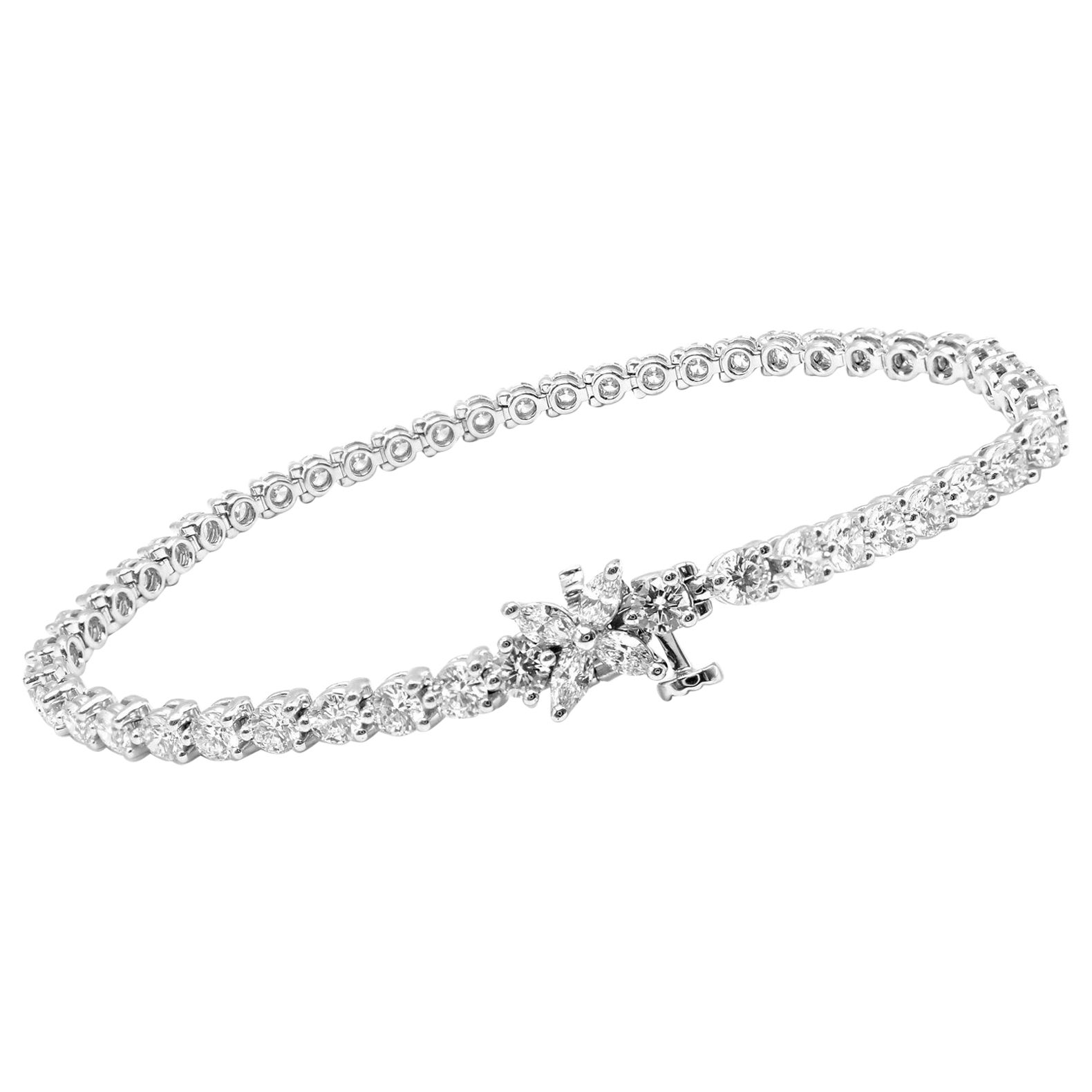 Tiffany Victoria platinum diamond line tennis bracelet