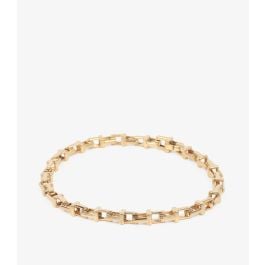 Pre-owned 18-carat yellow-gold Tiffany T bracelet