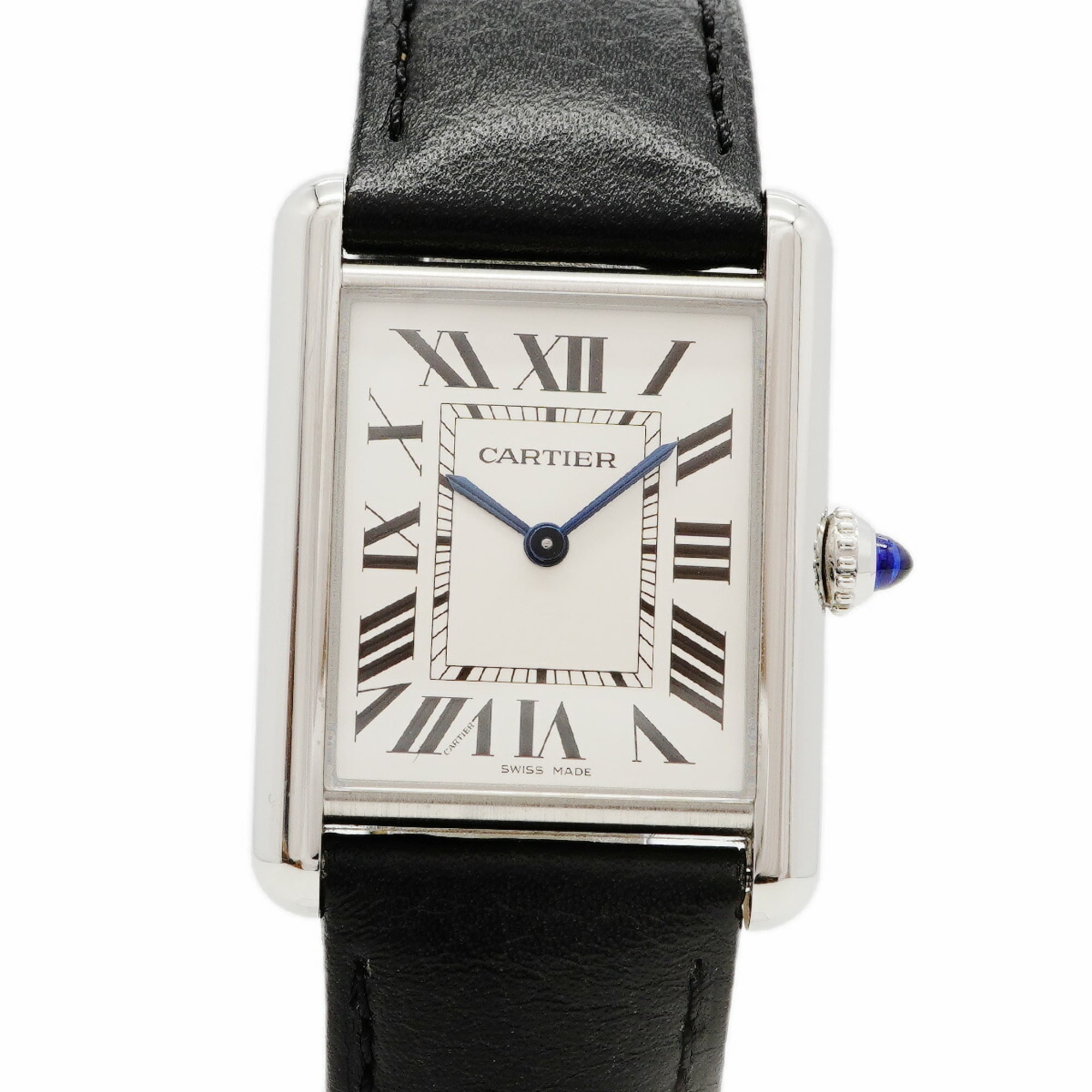 Cartier Tank Must LM with a silver dial
