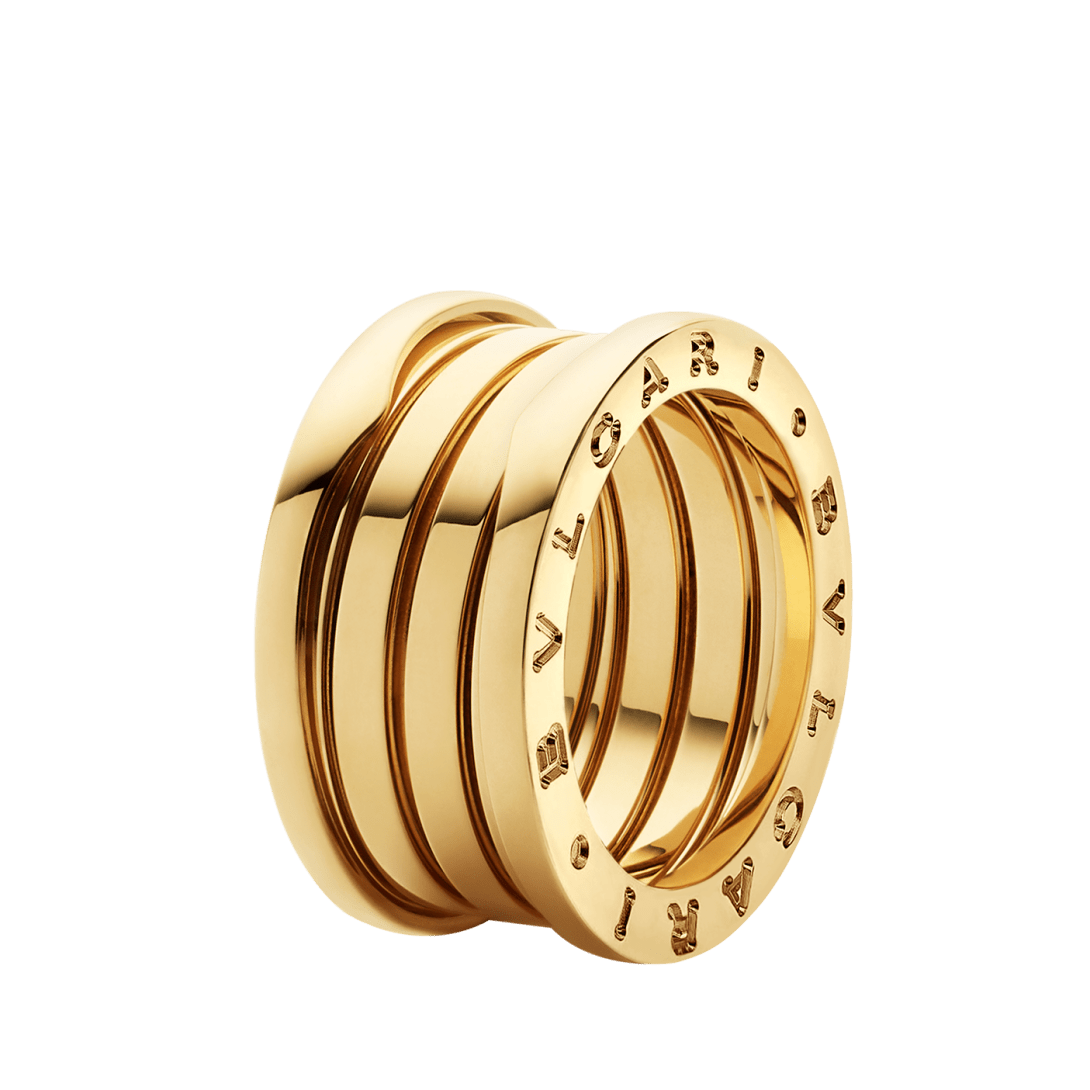 Bvlgari B.zero1 four-band ring in yellow gold
