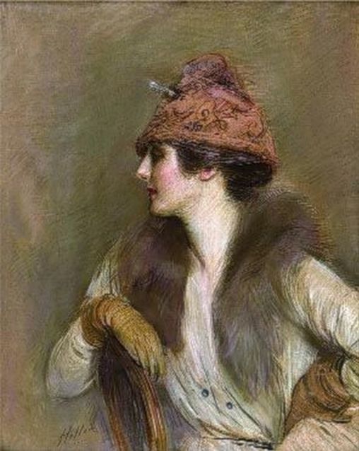 Portrait of Jeanne Toussaint by César Helleu