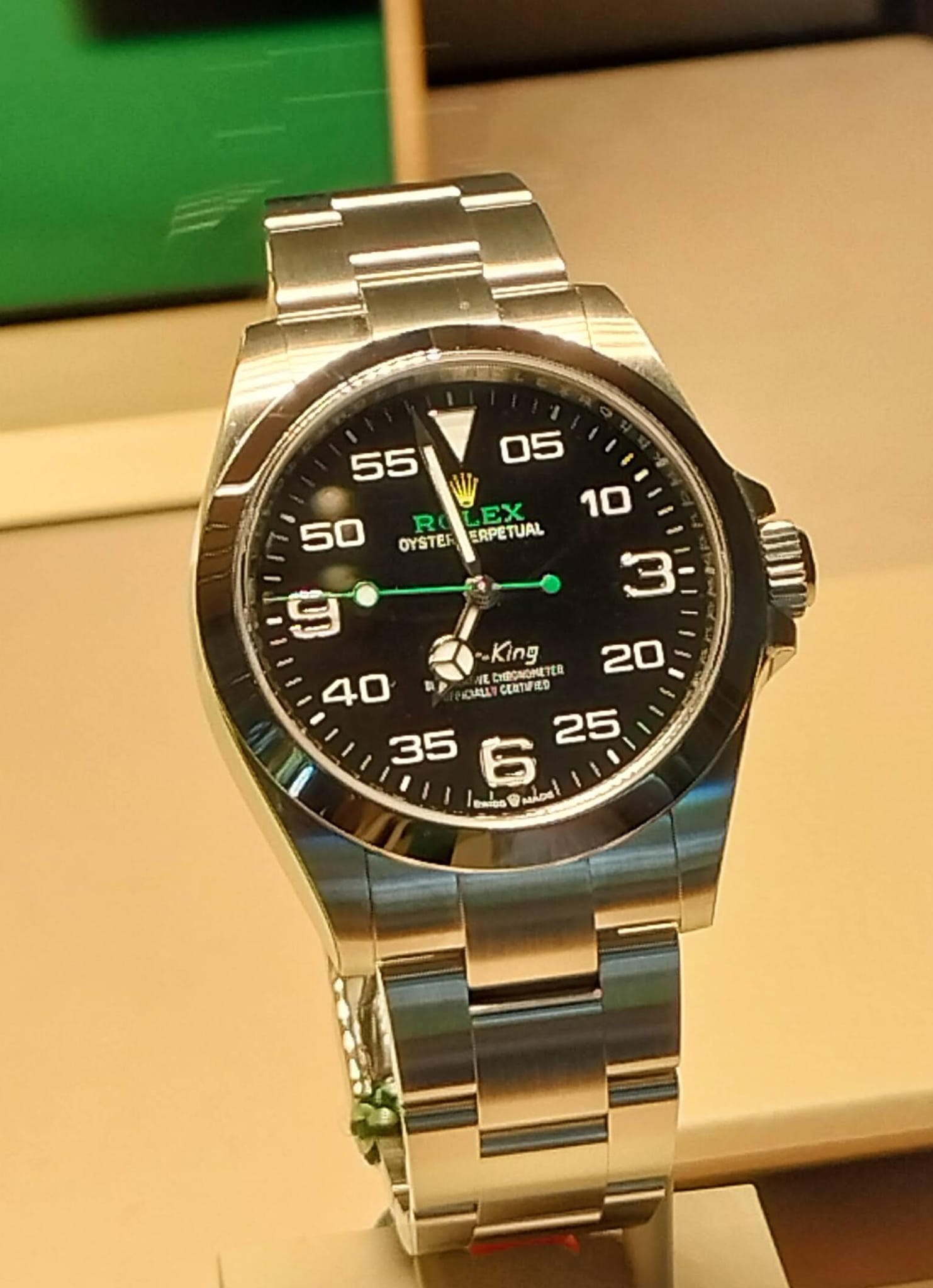 Rolex Air-King reference 126900 with black dial