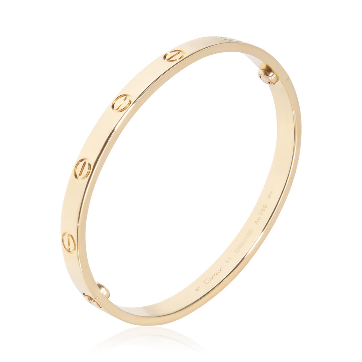 Pre-owned Cartier Love bangle in plain yellow gold